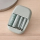 IKEA STENKOL Ładowarka AA AAA NiMH 4 Kanały + LADDA AA HR06 2450 mAh 4 szt.